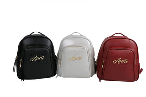 Red Aurii Beauty Luxury Backpack