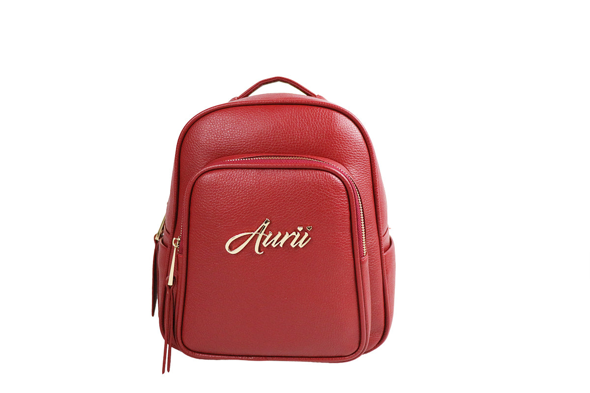 Red Aurii Beauty Luxury Backpack – Aurii Beauty LLC