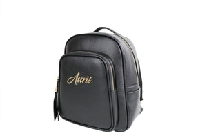 Black Aurii Beauty Luxury Backpack